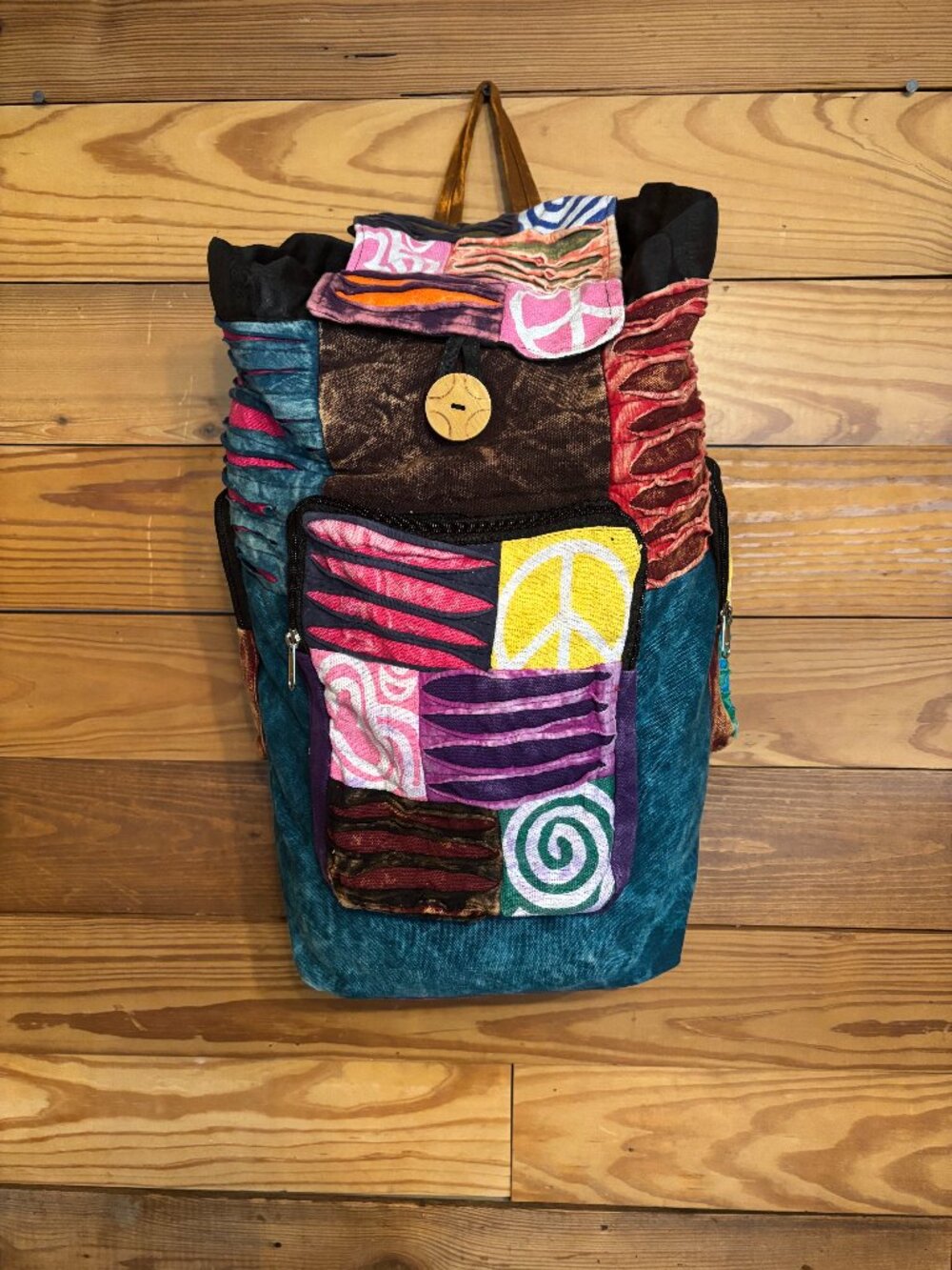 Boho Canvas Backpack